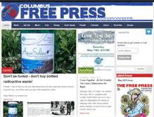 Tablet Screenshot of columbusfreepress.com